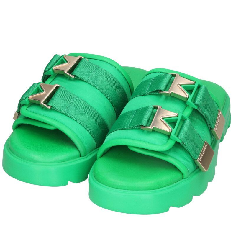 ボッテガヴェネタ FRASH ダブルバックルフラッシュサンダル メンズ 43