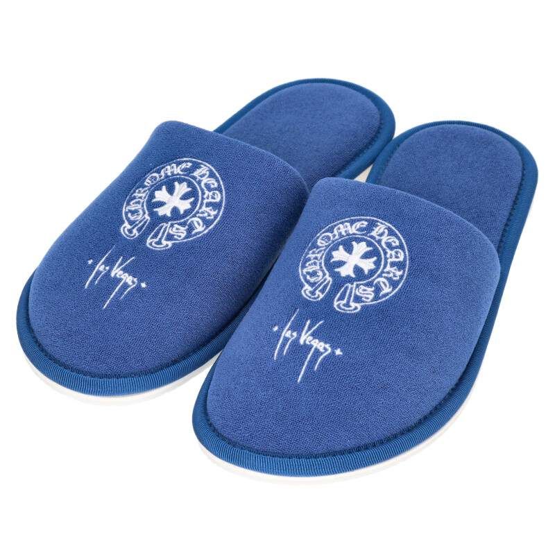 クロムハーツ ラスベガス ホースシュー刺繍スリッパ メンズ M