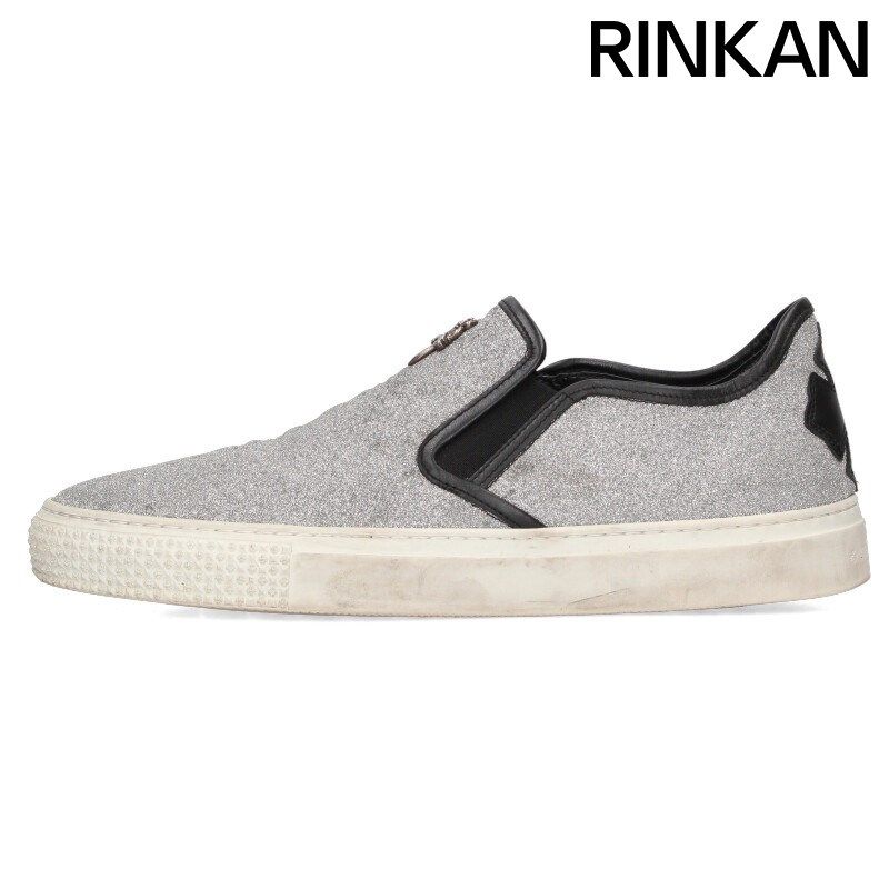 クロムハーツ SLIP ON グリッター装飾ダガー装飾スリッポン メンズ 42