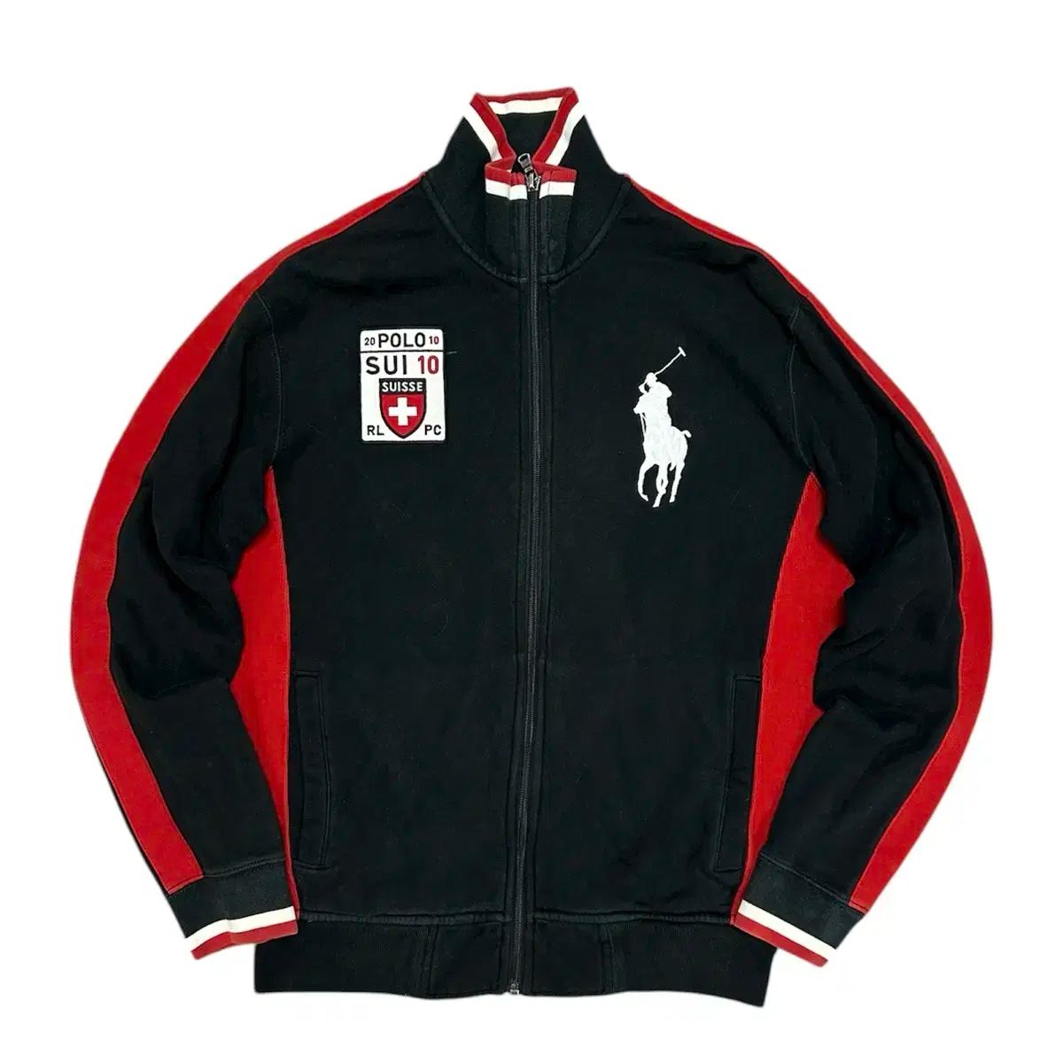 ポロ スイス ビックポニー コットン ジップアップ S