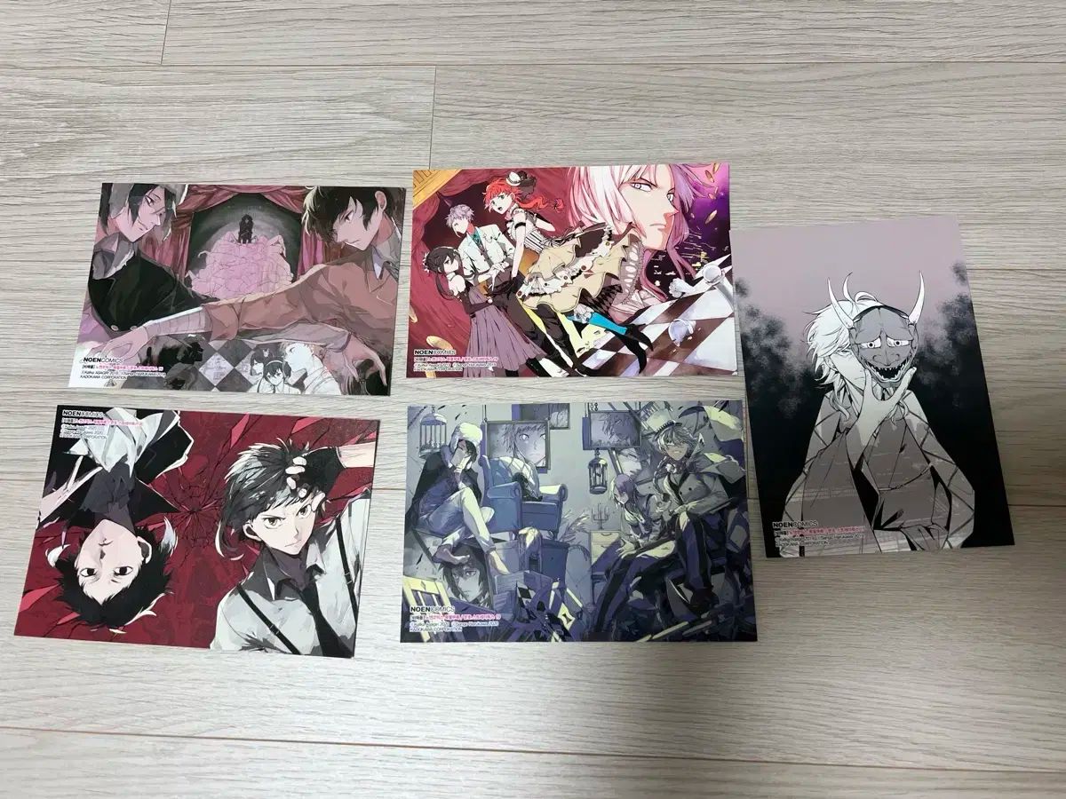 文豪ストレイドッグス 漫画 はがき 1 20巻