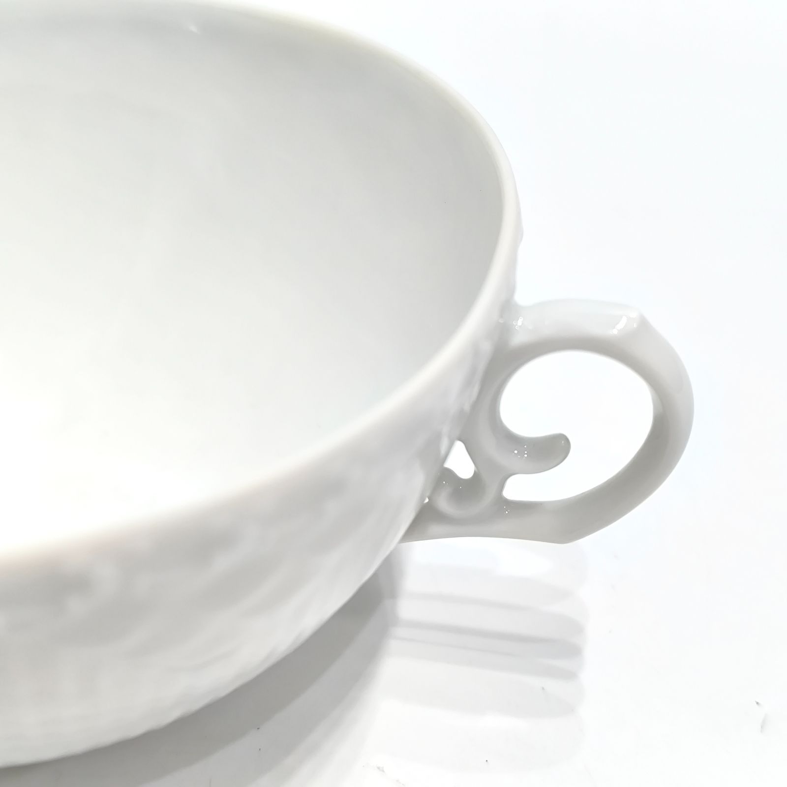  ロイヤルコペンハーゲン ホワイトフルーテッド フルレース ティーカップ-ソーサー ROYAL COPENHAGEN デンマーク製 ティーカップ ソーサー コーヒー ティーカップ