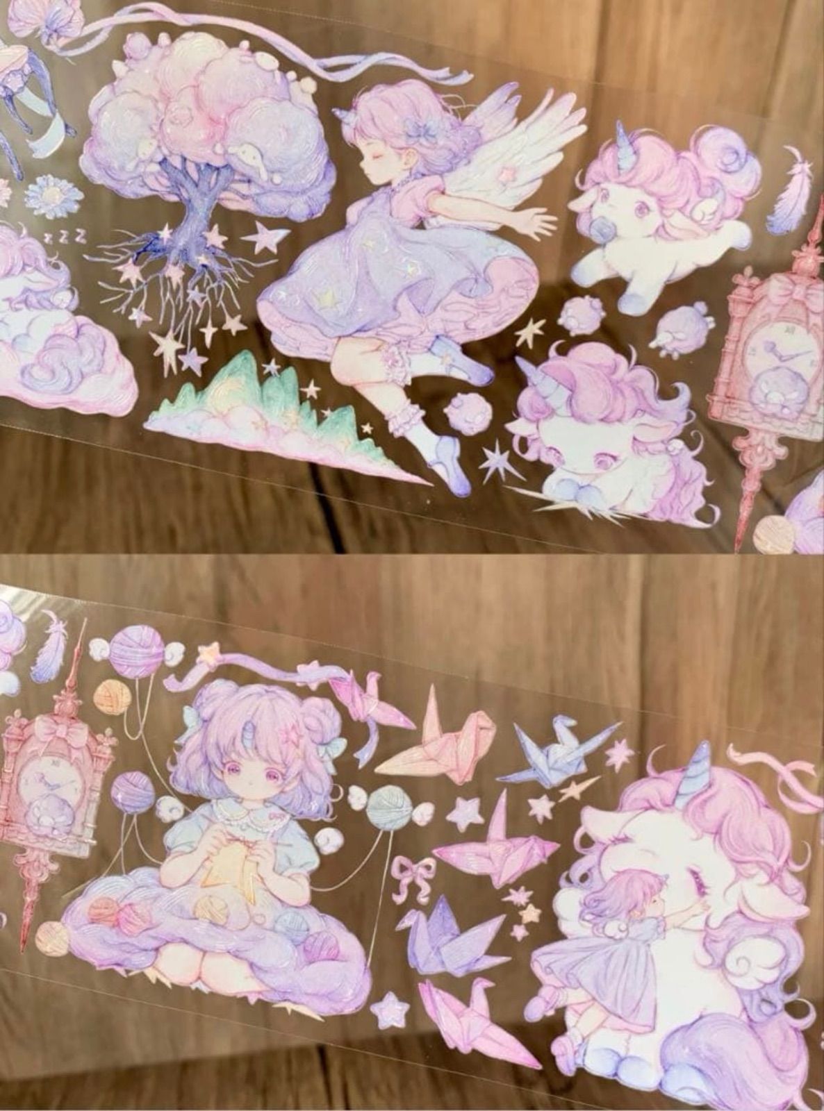 贝壳光 愈梦师 7cm×10m 100cm/loop 海外マスキングテープ 海外マステ