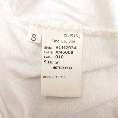  ジョンガリアーノ JOHN スカーフ カットソー Tシャツ 半袖 ホワイト S 251107 E 半袖(Tシャツ) Tシャツ カットソー