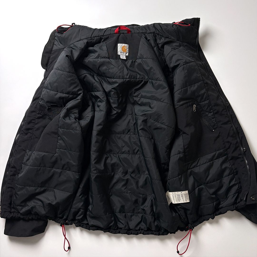 Carhartt カーハート ナイロンジャケット L ブラック 黒 ドローコード