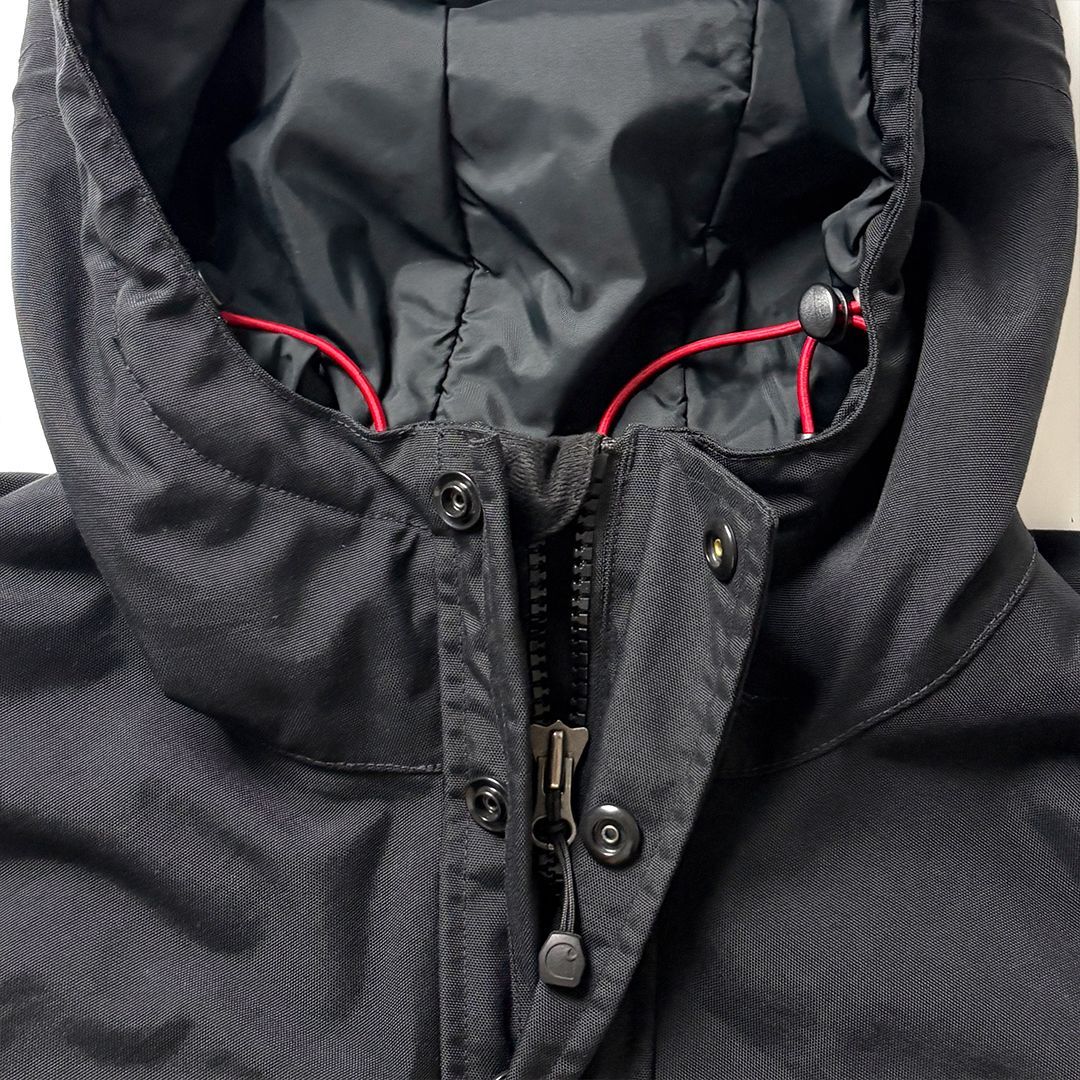 Carhartt カーハート ナイロンジャケット L ブラック 黒 ドローコード