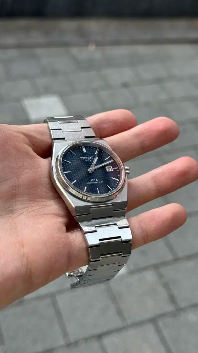 ティソ PRX パワーマティック 80 オートマティック デニムブルー 40mm フルセット