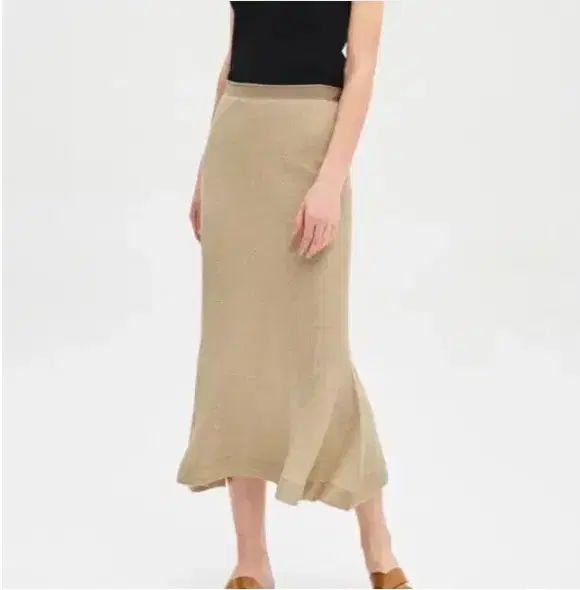 タイム TIME 19 グリッター GOLD ニット スカート F