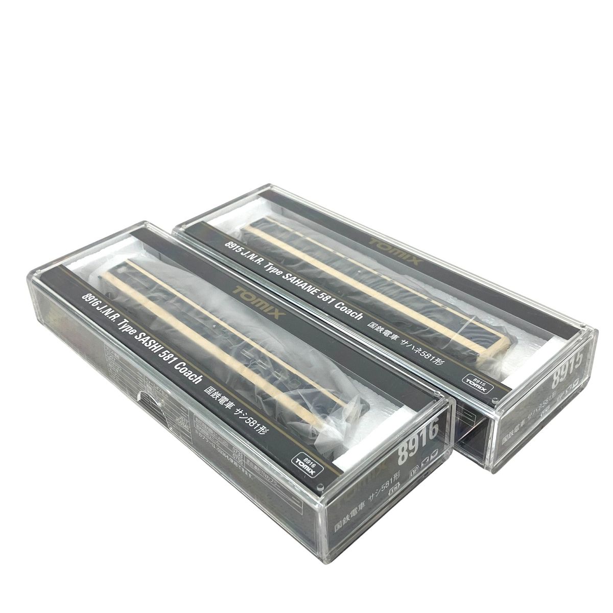 TOMIX 583系 8915 サハネ581 8916 サシ581 Nゲージ 国鉄電車 中古 良好