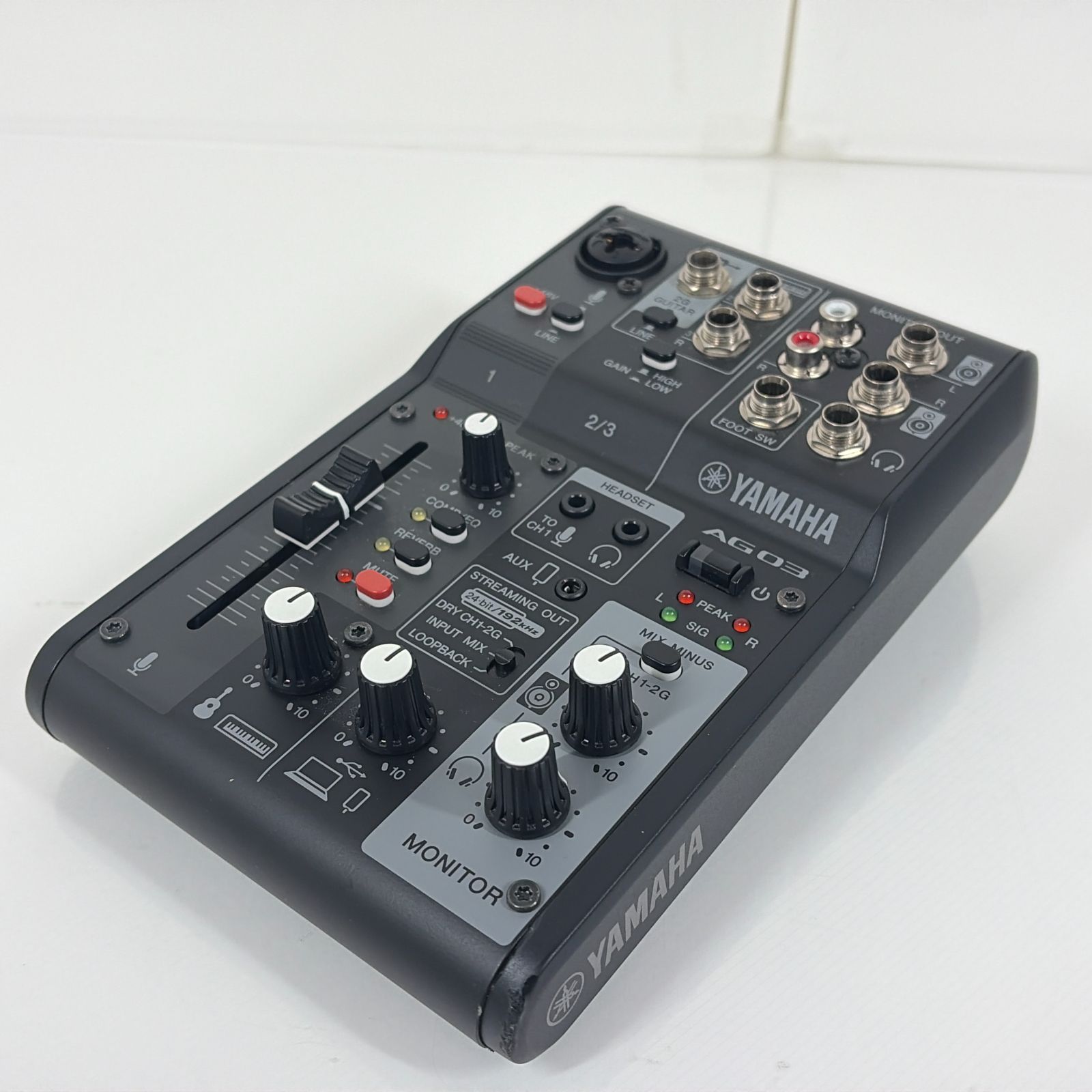 中古・美品】YAMAHA AG03MK2 B ライブストリーミングミキサー - メルカリ