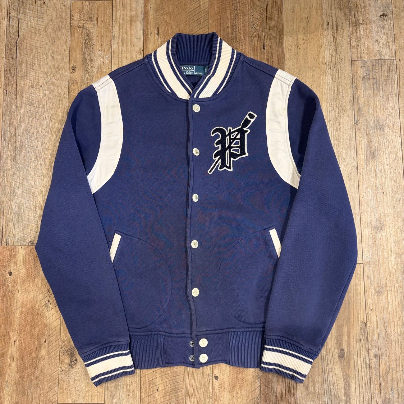 ラルフローレン スタジャン Ralph Lauren Letterman Jacket