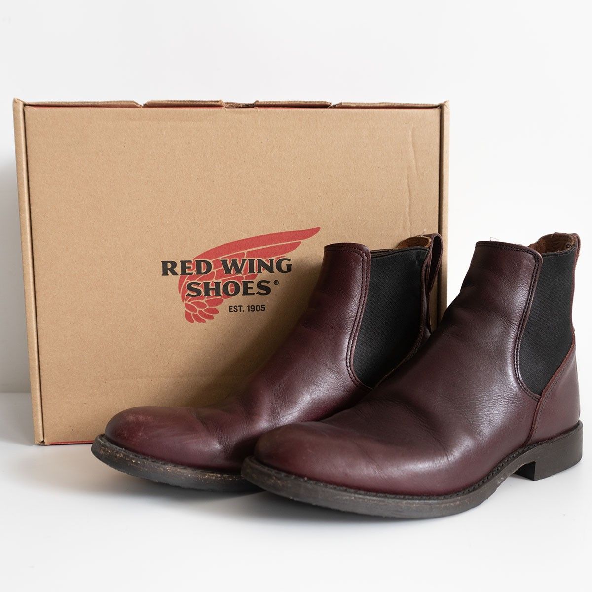REDWING 9077 Classic Chelsea US 7 1 2 D クラシックチェルシーブーツ ブラックチェリー レッドウィング s 2511017
