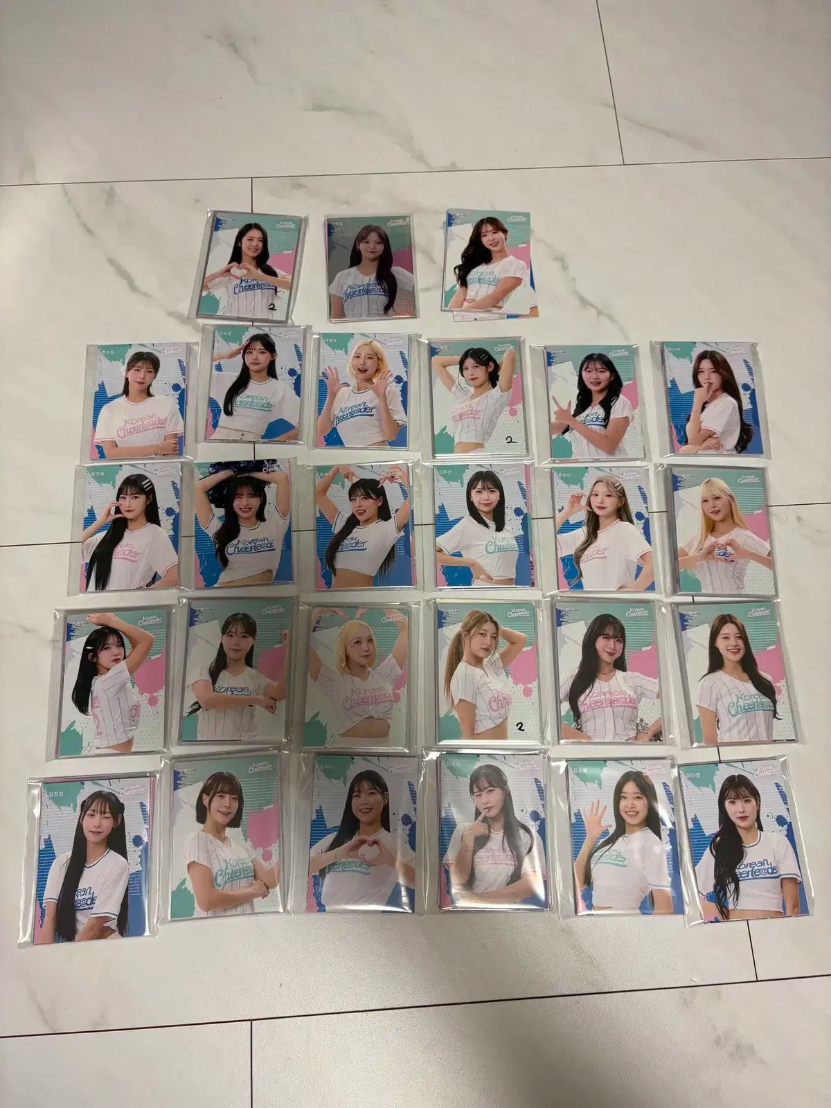 2025チアリーダー27名ベースカード9枚フルセット 2枚なしㅠㅠ