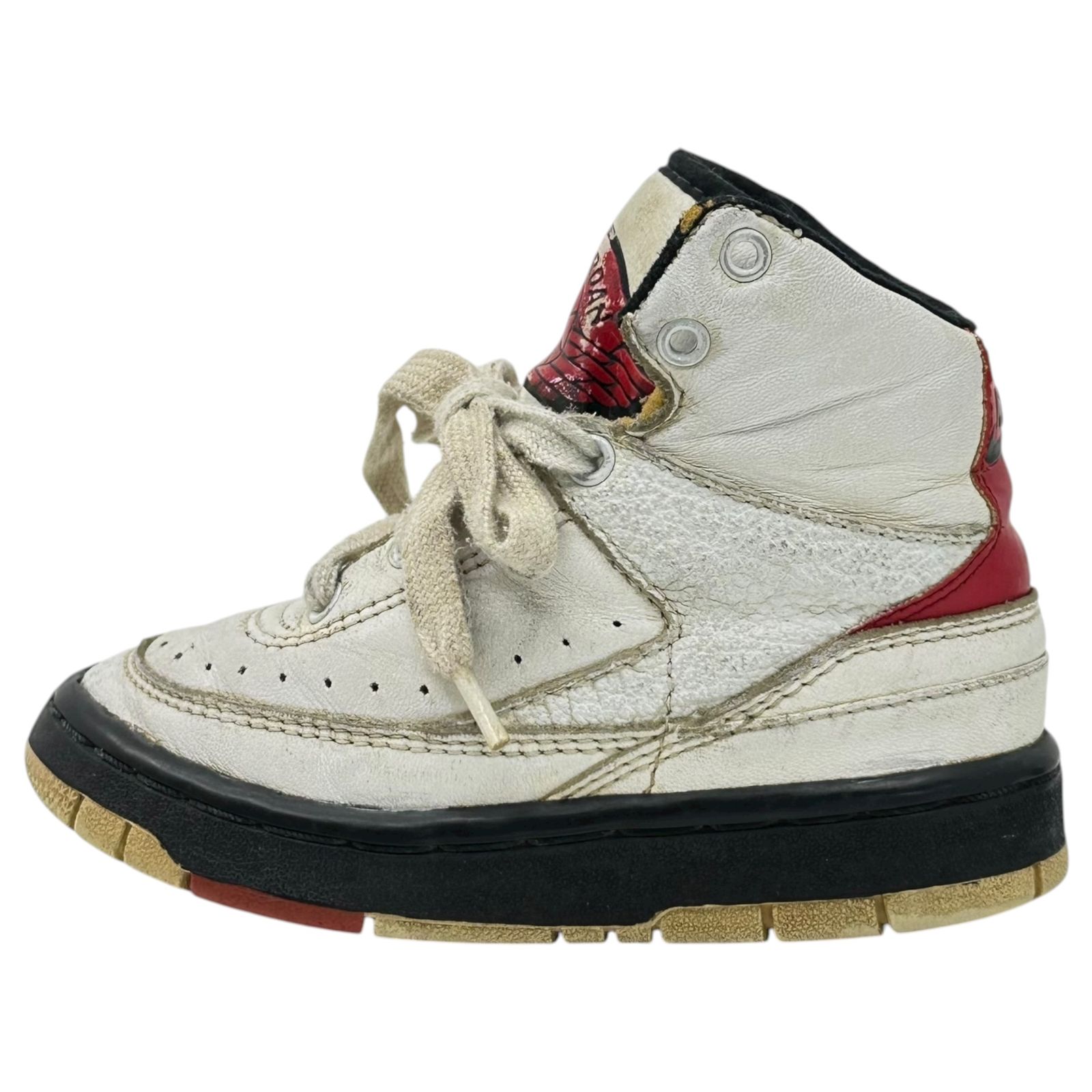 NIKE ナイキ 1987 SKY JORDAN 2 KIDS スカイ ジョーダン 8 ホワイト×レッド 80 s 80年代 ヴィンテージ オリジナル スニーカー