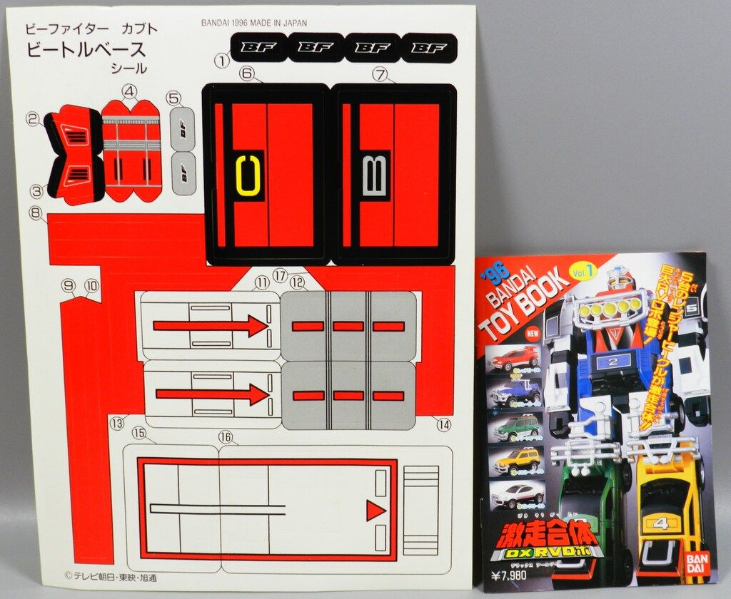 バンダイ スーパープラデラ ビーファイターカブト ビートルベース