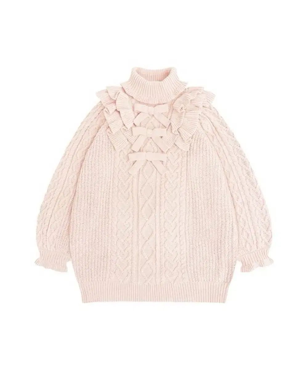 Honey Cinnamon ribbon knit ONE PIECE ライトピンク 量産型 地雷系