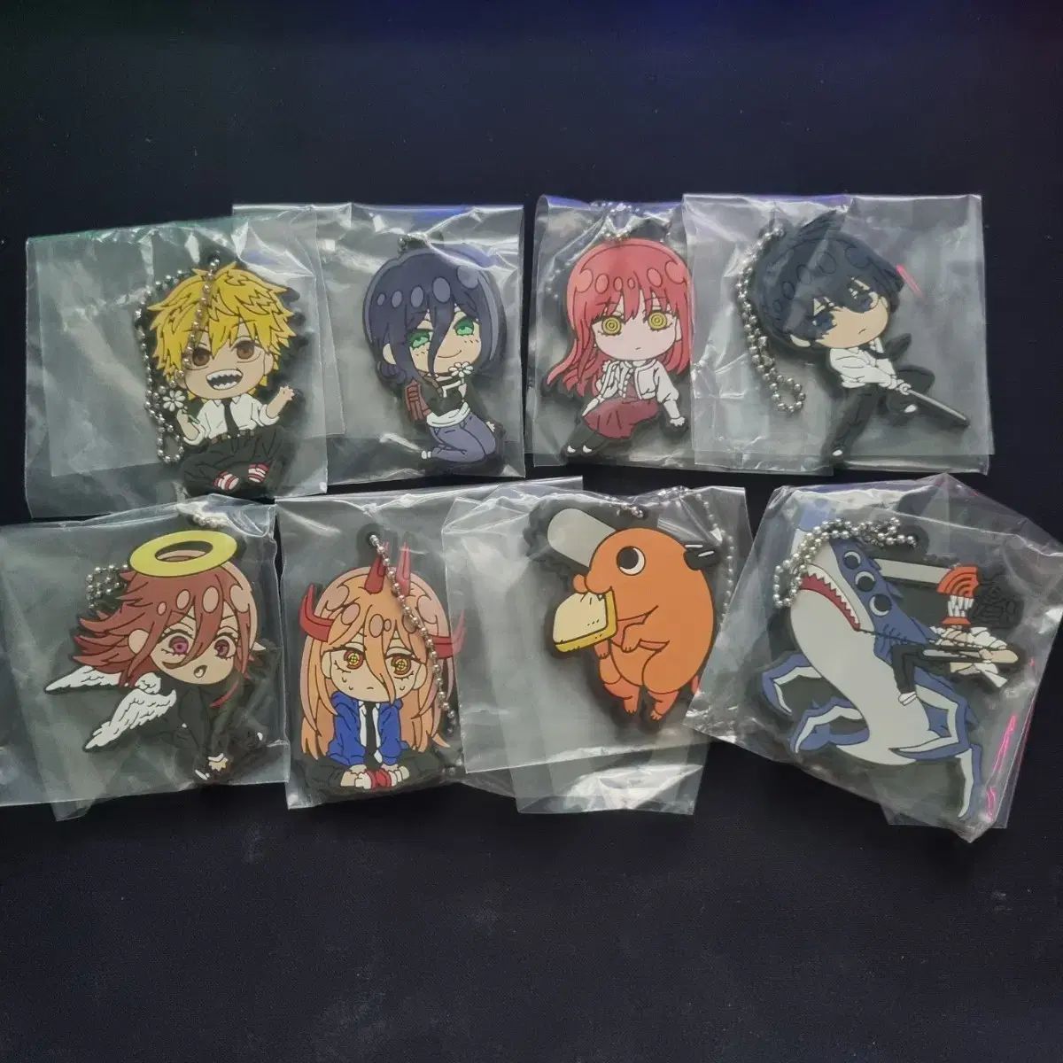 チェンソーマン デフォルメラバーストラップ キーホルダー 7種 まとめ