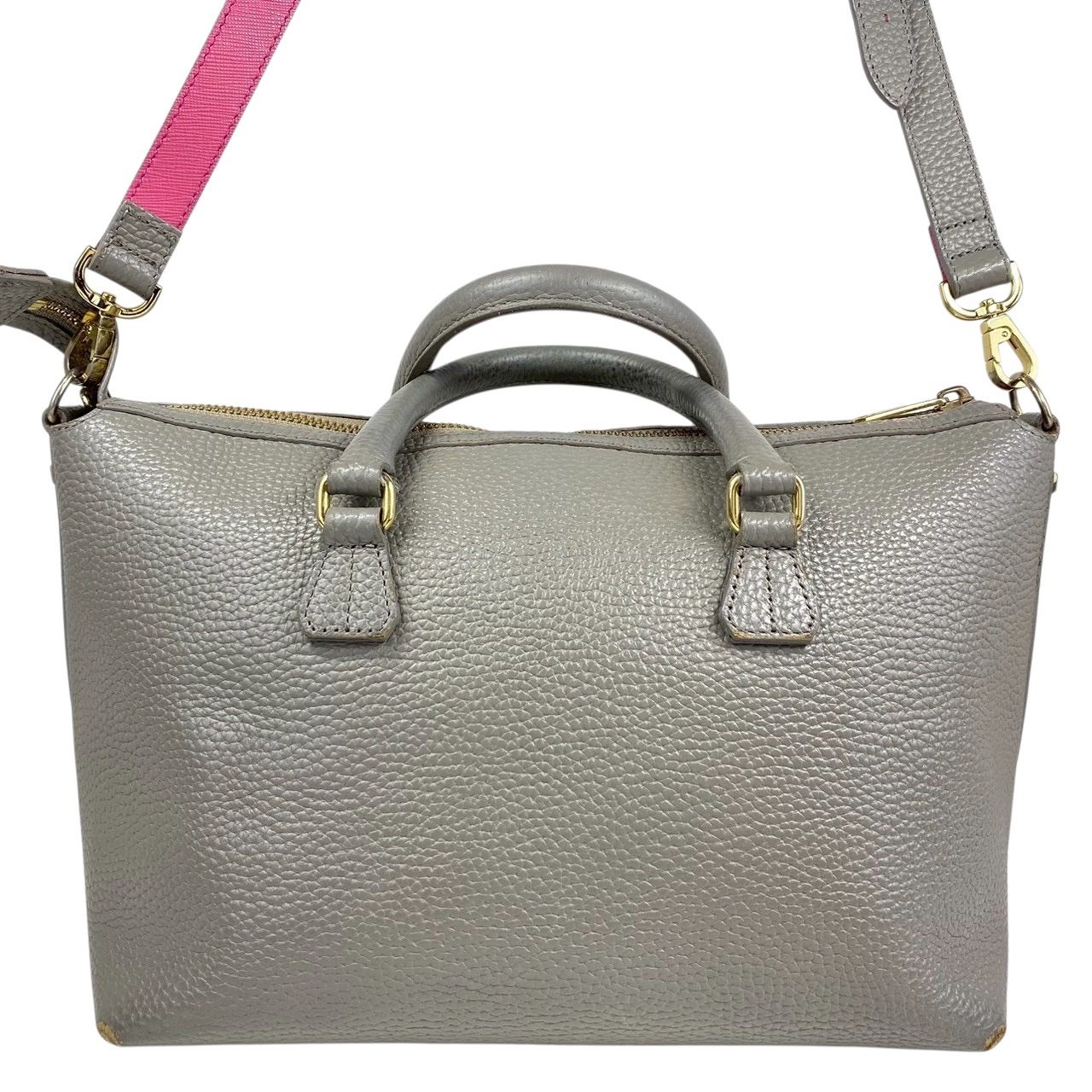 B4156】A.D.M.J. エーディーエムジェー ハンドバッグ スワロフスキー