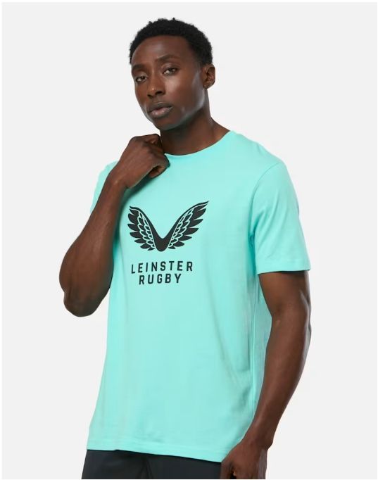 カストレ ラグビー レンスター プレゼンテーション ロゴ Tシャツ 青 ブルー 公式モデル 日本未発売