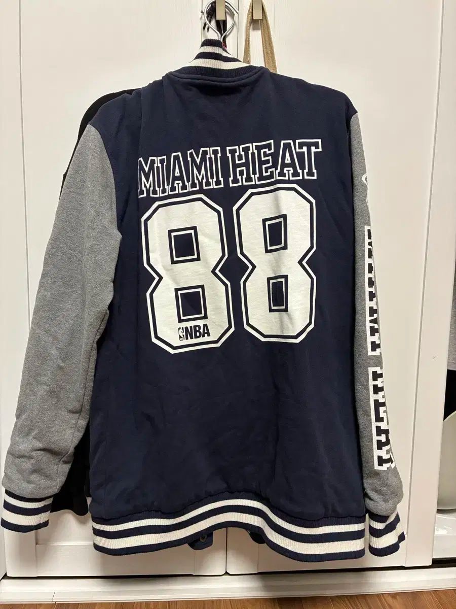 NBA マイアミ ヒート ブルゾン ジップアップ ジャケット M