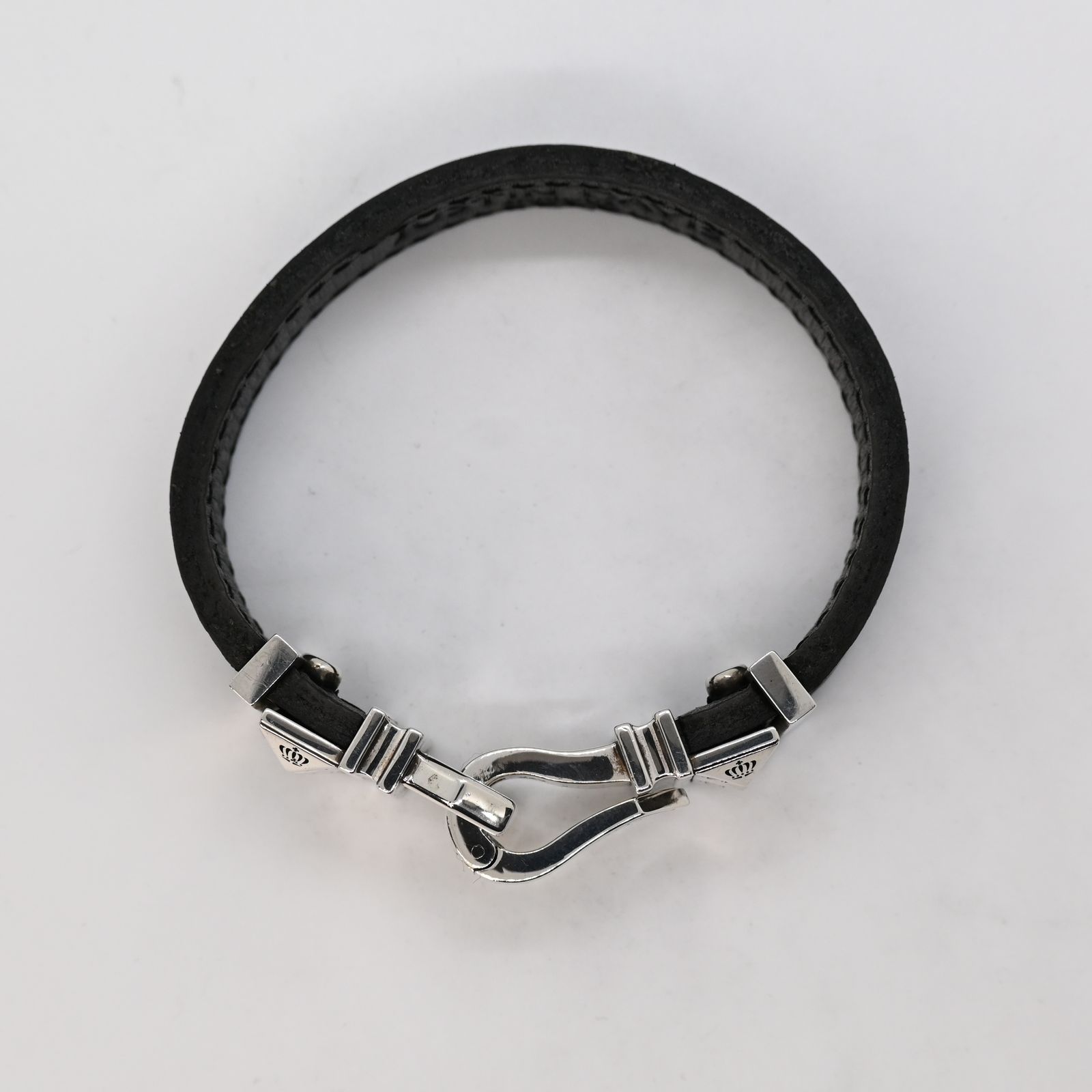 JUSTIN DAVIS CHARLESシルバー925ブレスレット　新品 JUSTIN DAVIS VARIOUS シルバー925 レザー 腕周り16cm ブレスレット