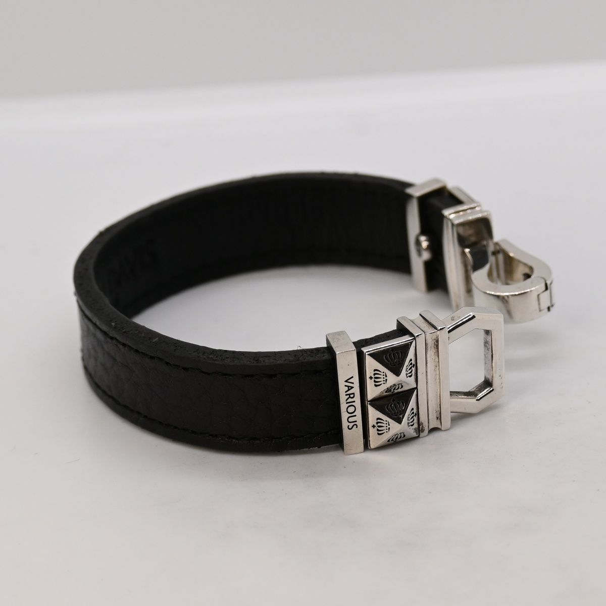 JUSTIN DAVIS VARIOUS シルバー925 レザー 腕周り16cm ブレスレット