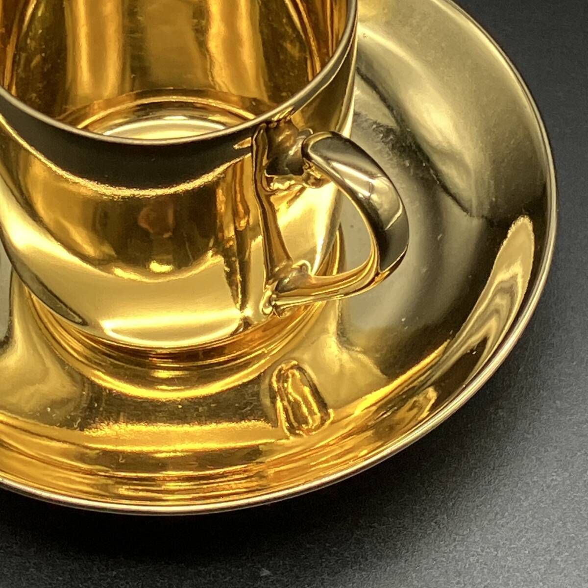 ノリタケ アンティーク 1908年頃 なゴールドラスター デミタス カップ＆ソーサー Noritake マルキ印 明治期 CE3 POP_25D WWW_OPDRERGINERDOGAN_COM