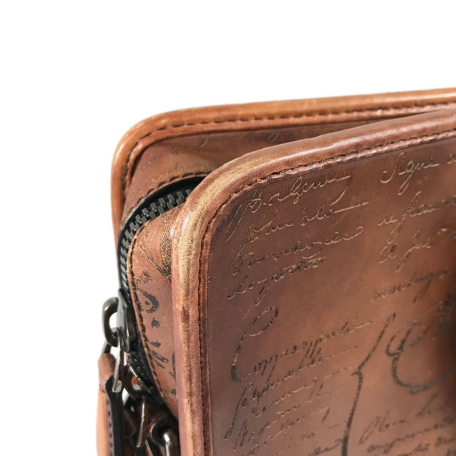  ベルルッティ Berluti カリグラフィ レザー ブリーフケース te ビジネスバッグ バッグ