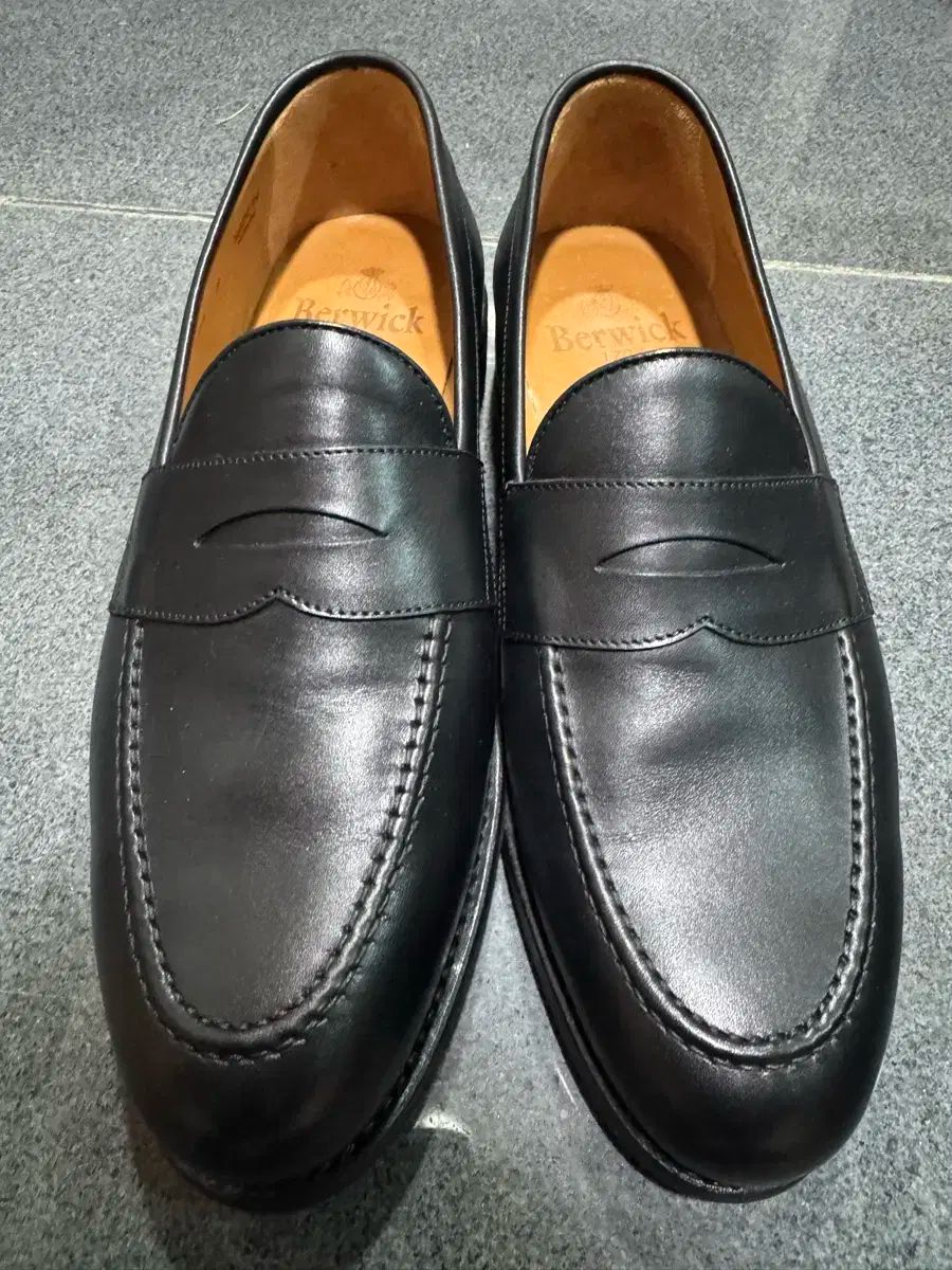 Berwick バーウィック ローファー9628 ブラック 8サイズ