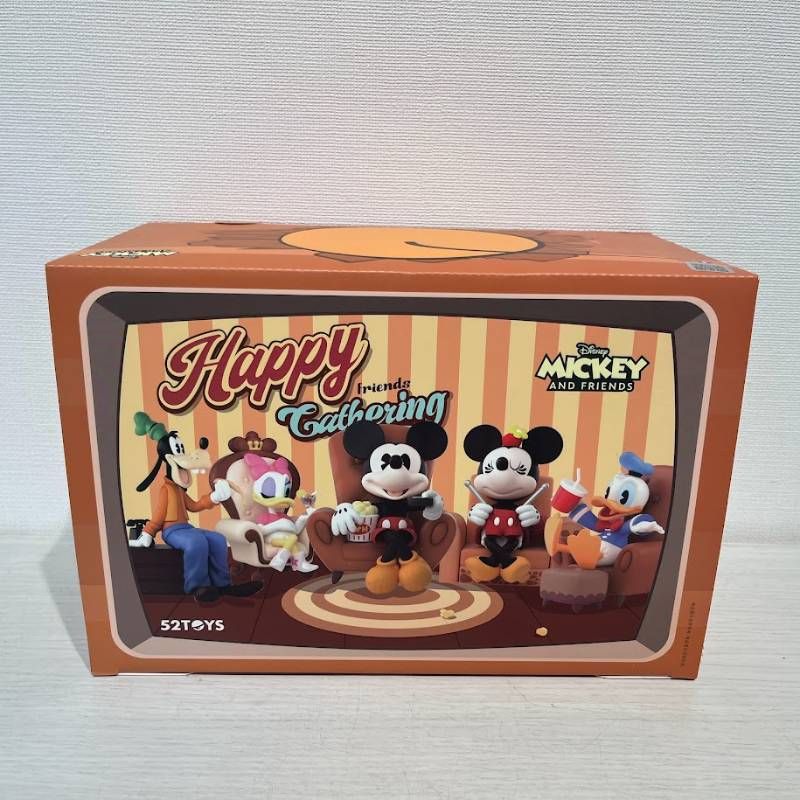 52toys BLINDBOX ディズニー ミッキー-フレンズ ハッピーフレンズ ギャザリング BOX 6個入り