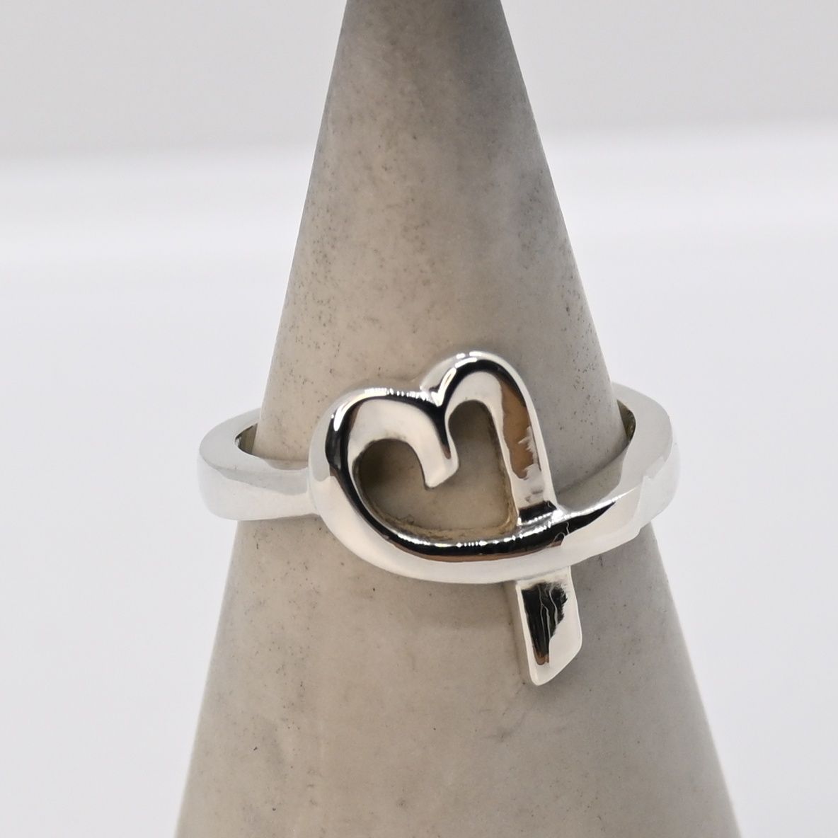 研磨済】TIFFANY＆Co. Paloma Picasso シルバー925 ハート リング 11号