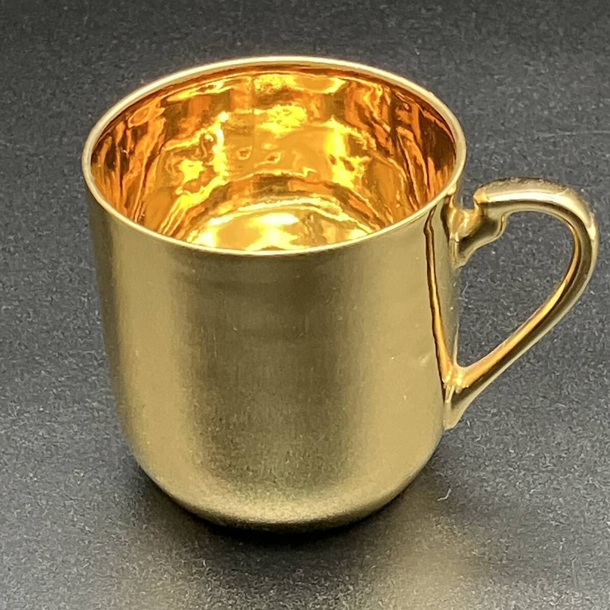 年末感謝 ノリタケ なゴールドラスター 1908年頃 アンティーク デミタス カップ＆ソーサー Noritake マルキ印 明治期 CE0 POP_25D