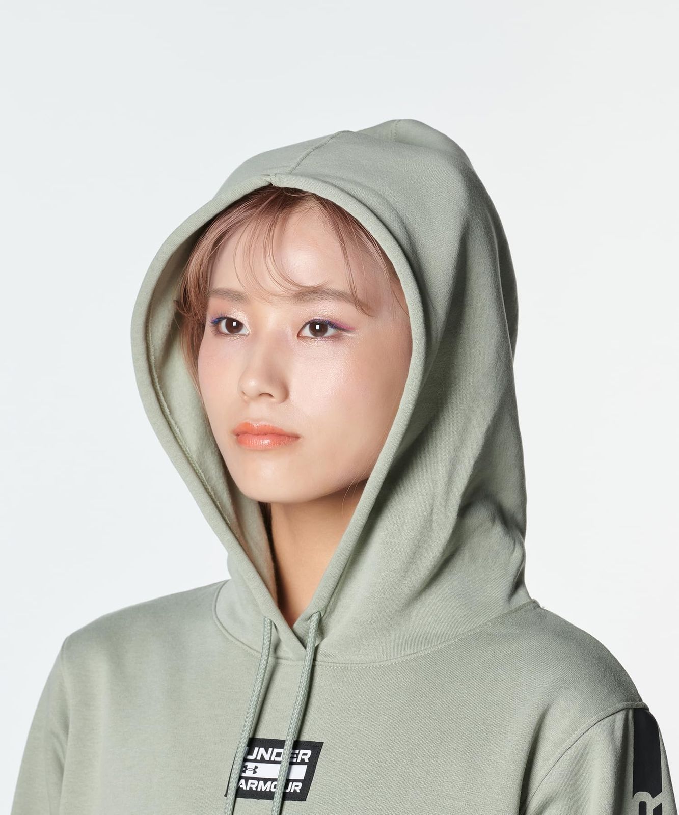 アンダーアーマー UA RIVAL FLEECE OVERSIZED PULL OVER HOODIE Grove Green LG Grove Green L