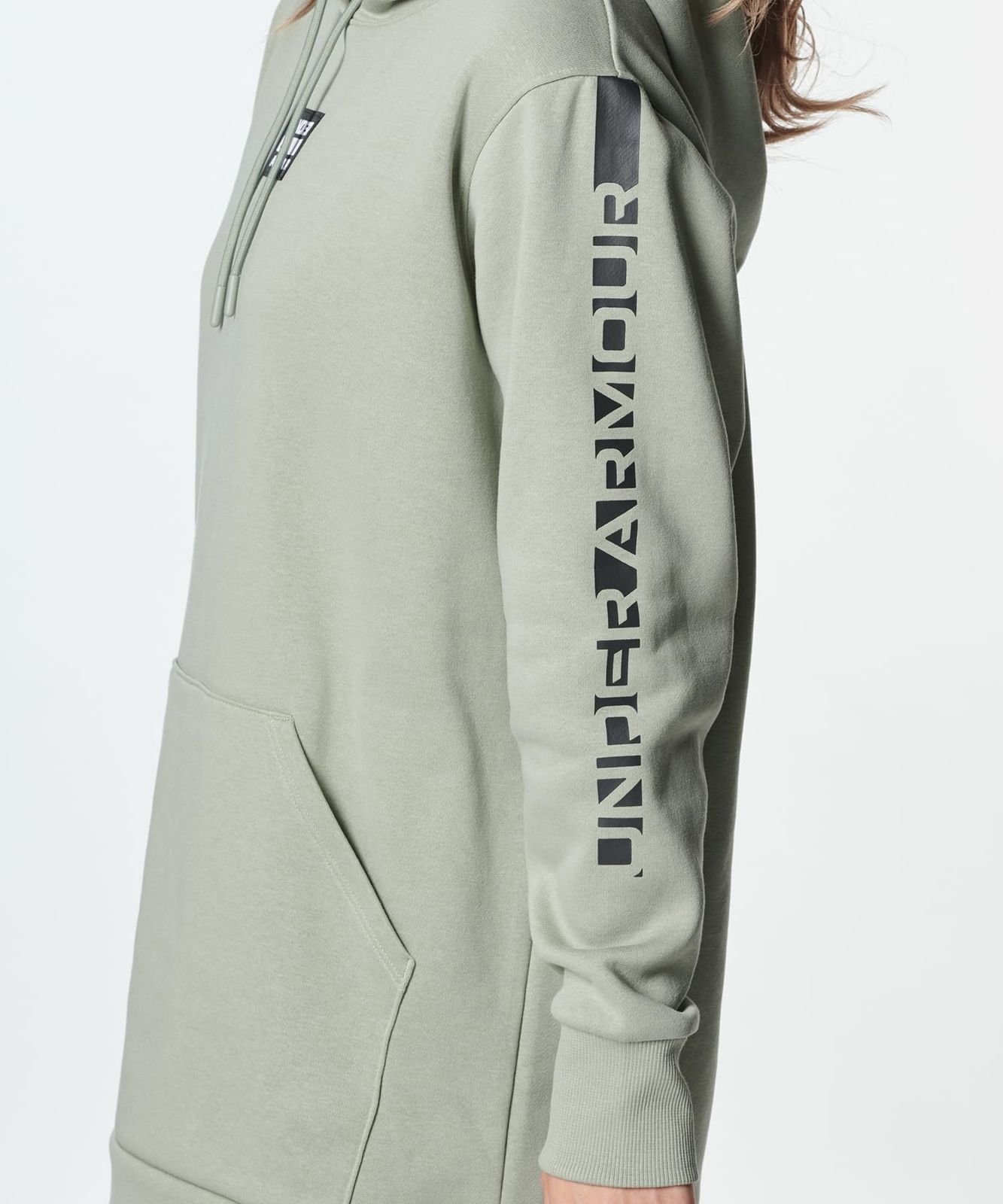  アンダーアーマー UA RIVAL FLEECE OVERSIZED PULL OVER HOODIE Grove Green LG L パーカー トップス