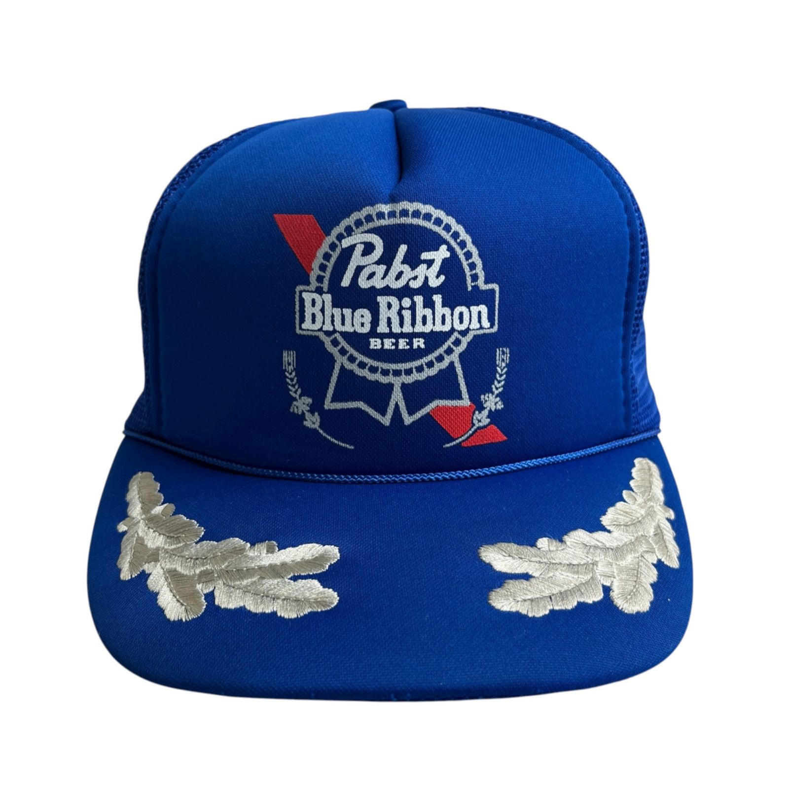 キャップ 帽子 90 s Pabst Blue Ribbon パブストブルーリボン ビンテージメッシュキャップ アポロキャップ パブスト ビール お酒 ブルー 青