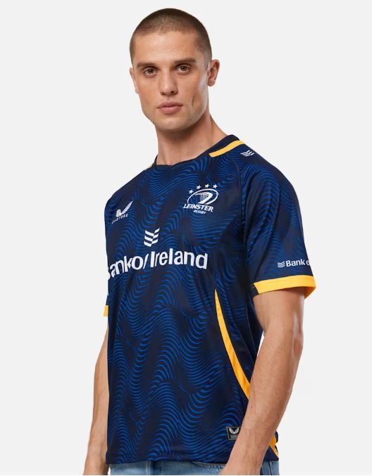 カストレ ラグビー レンスター ヨーロピアン ジャージ 青 ブルー 紺 ネイビー 金 ゴールド 公式モデル 日本未発売