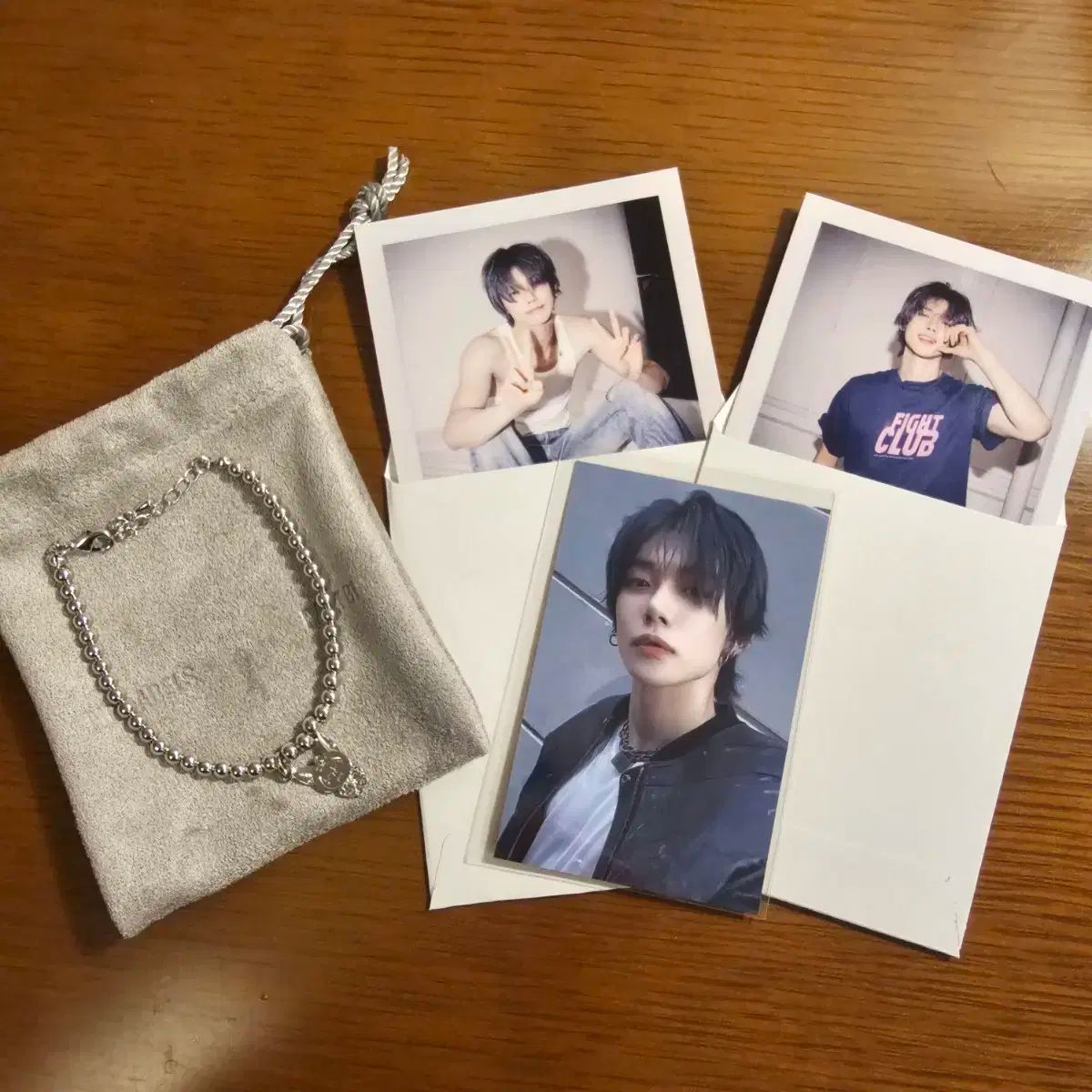 ヨンジュン m2u 公開番組 コンバン サノク トレカ タートルネック セット ブレスレット