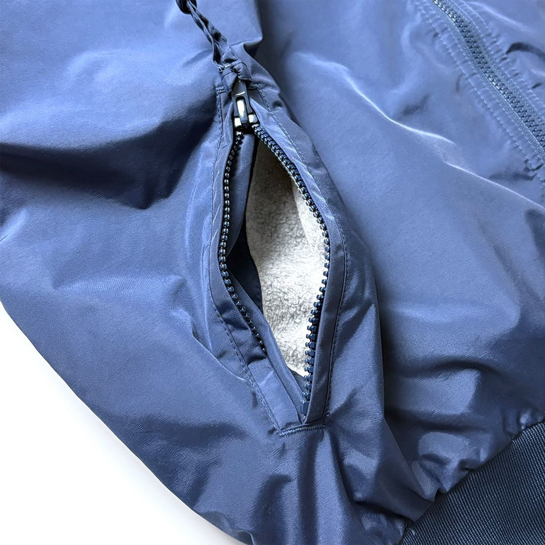 ウォームアップジャケット フリースライナー ナイロンジャケット L