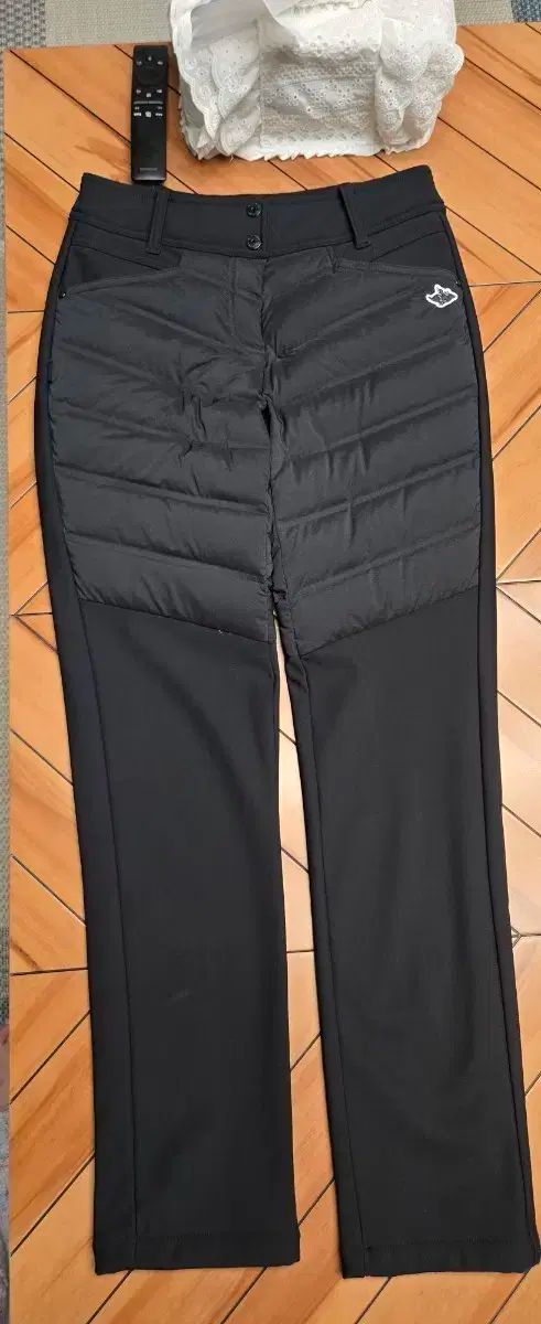 PEARLY GATES レディース ダウン ゴルフ ズボン ブラック