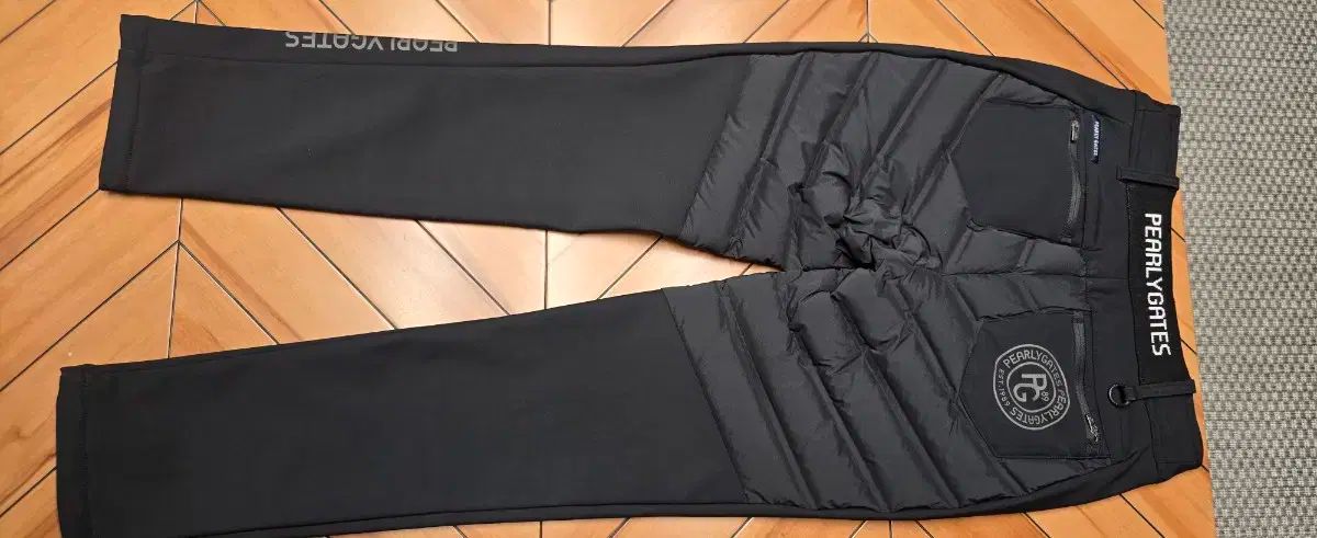 PEARLY GATES レディース ダウン ゴルフ ズボン ブラック