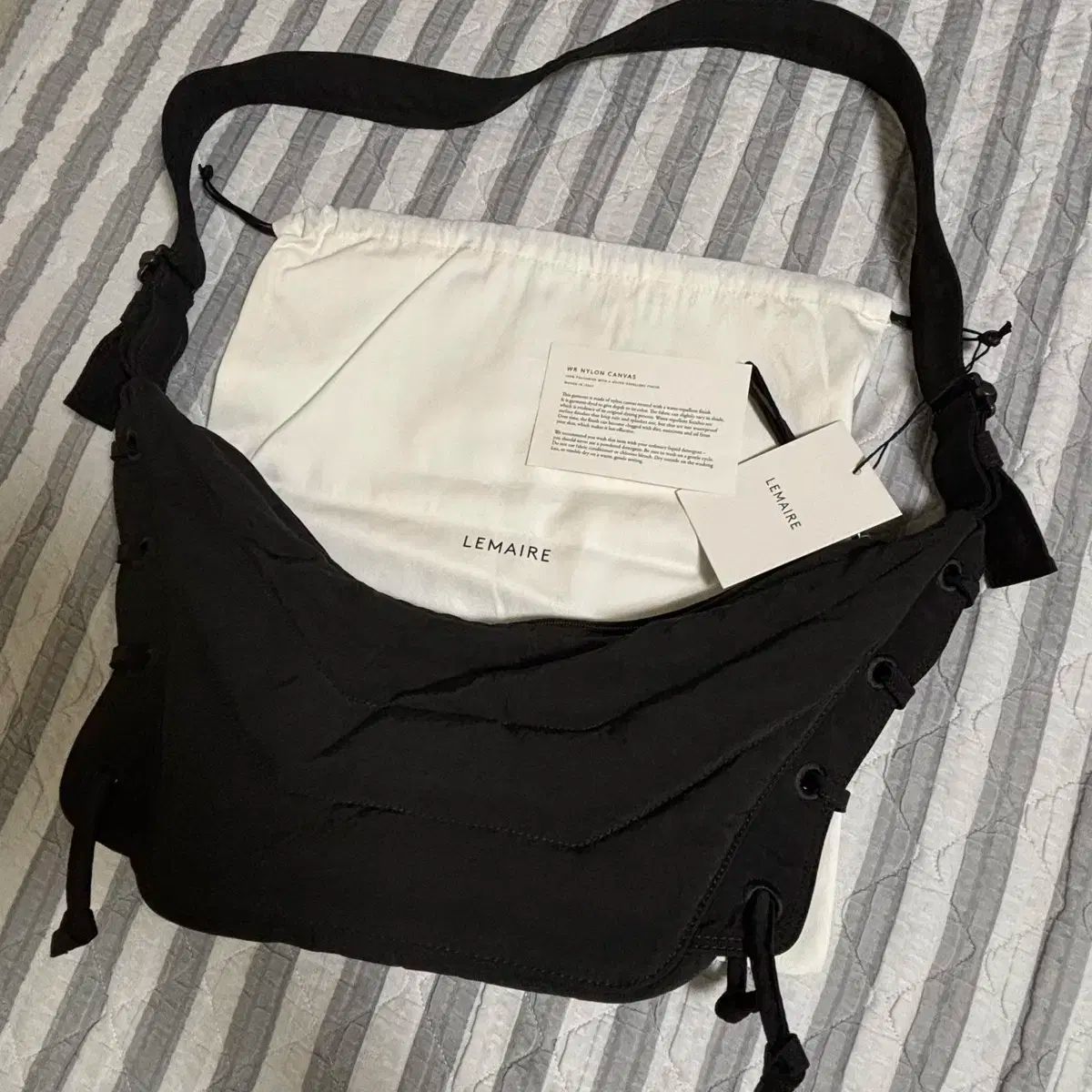 LEMAIRE ゲームバッグ DARK チョコレート