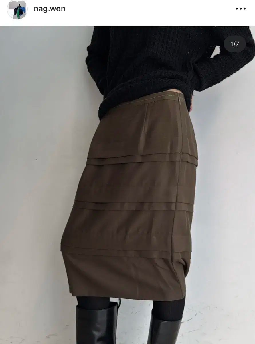 日本 ヴィンテージ ミディ スカート