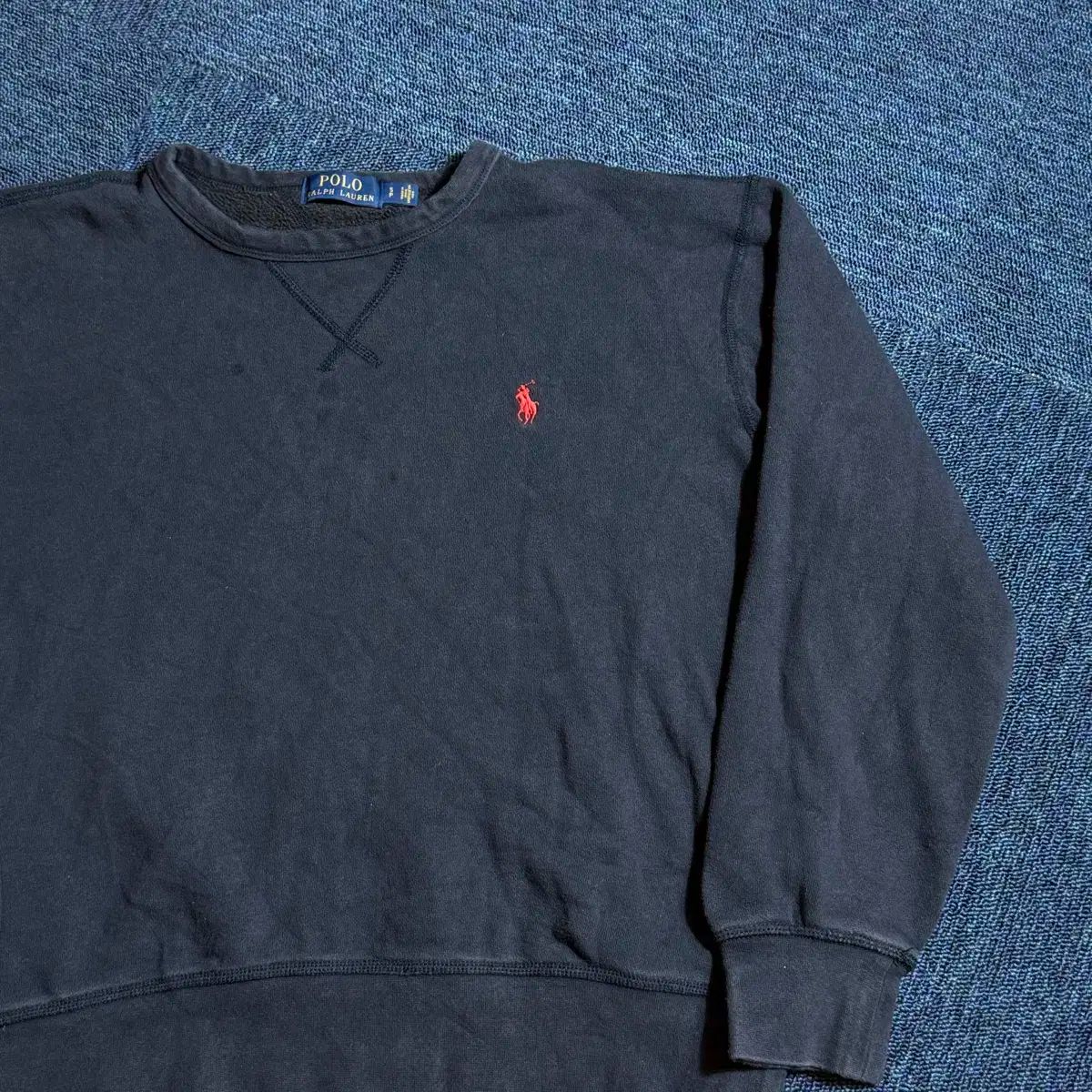 ポロラルフローレン ネイビー スウェットTシャツ