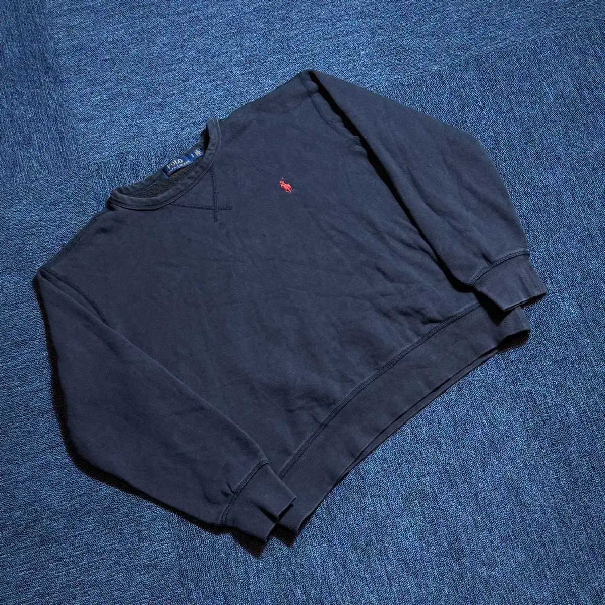 ポロラルフローレン ネイビー スウェットTシャツ