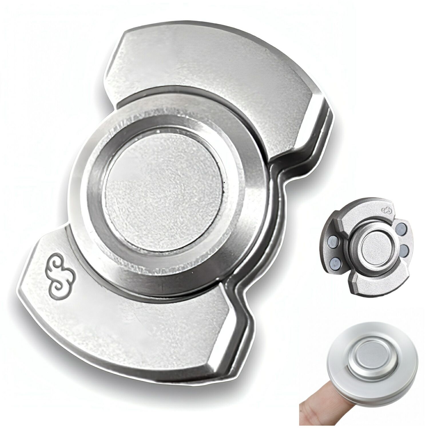 フィジェットトイ ハンドスピナー 3in1【スライド・スピン・クリック