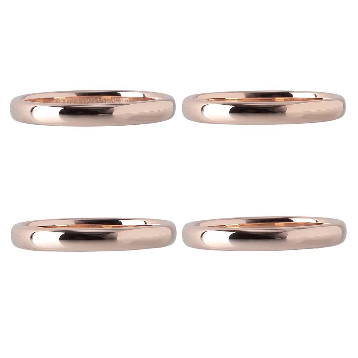 ティファニー クラシック バンド リング フォーエバー 16号 幅2.9 mm AU 750 PG 仕上げ済 TIFFANY 23750