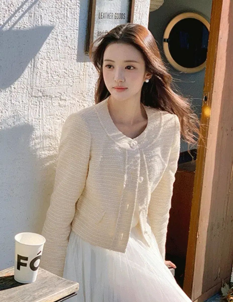 原価19万円 オリジナル商品 OH!veningミルクココア ツイード ジャケット