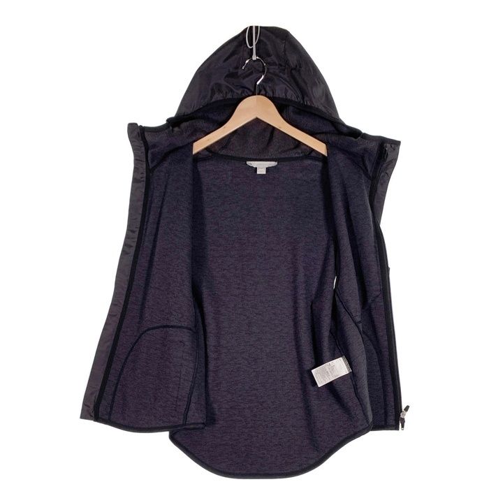 Y-3 ワイスリー M CH1 FLEECE VEST 切替 フリースベスト フード グレー GK4374 05 20 Size M