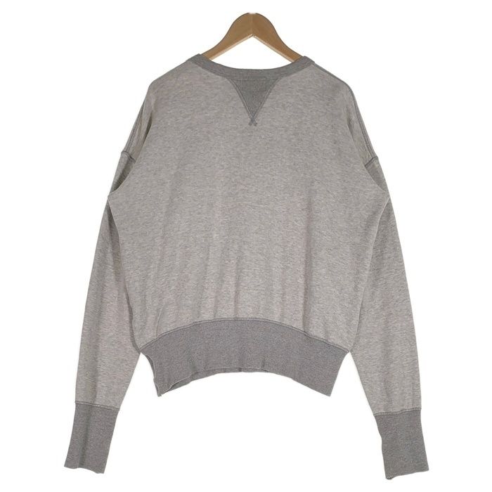 EVISU エヴィス 両V ステンシル クルーネックスウェットトレーナー