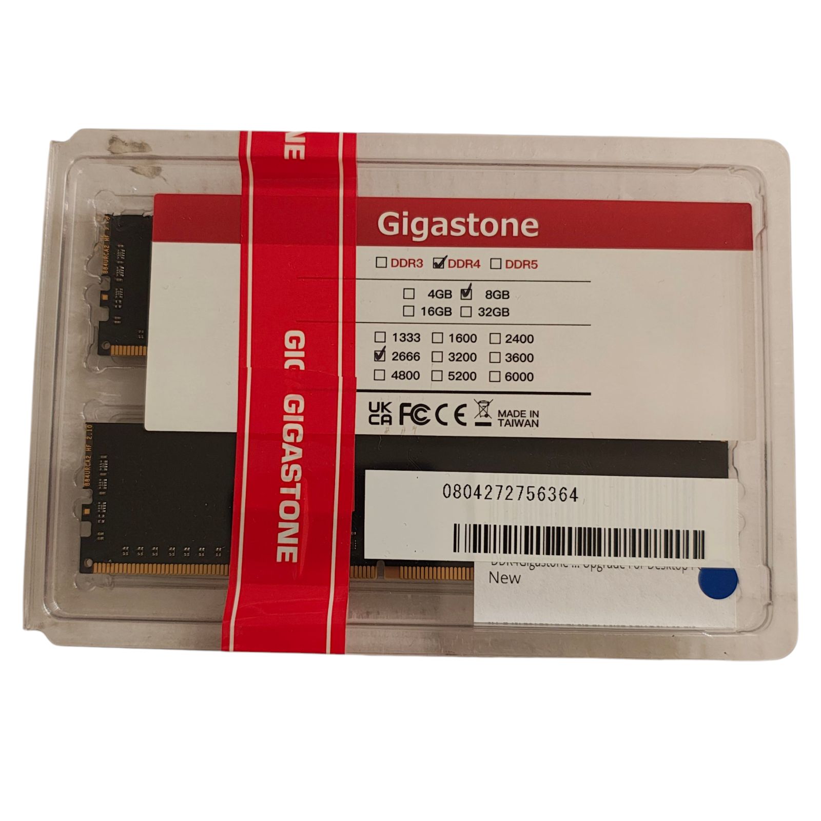 GSTD48G2666 Gigastone 8GB DDR4 2666 メモリ GIGASTONE メモリ